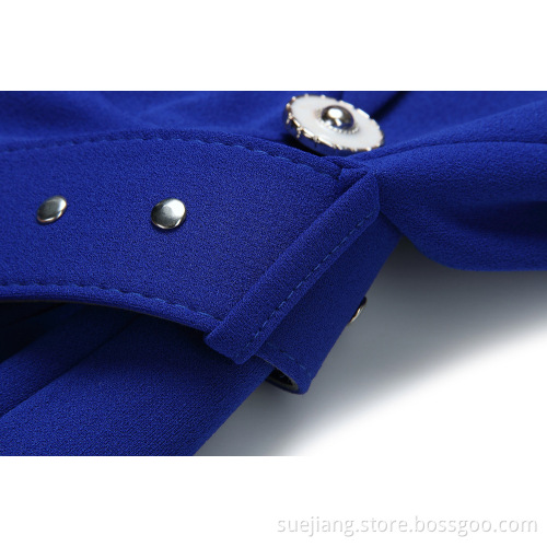women formal dress uniform with belt standard collar